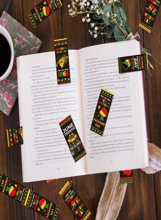 Haooryx Juneteenth Magnetic Book Marks - Black History Month Magnetic Bookmarks Book Reading Lovers Accessories Page Marker Clip African American BHM Celebration Birthday Gifts School Office Home (72) - Image 4