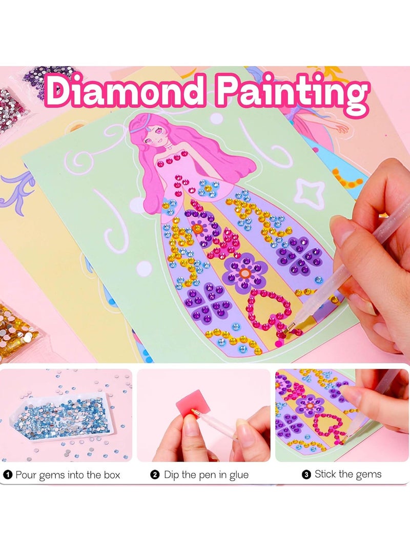 الأطفال DIY اليدوية الإبداعية كزة المرح اللعب كيت للفتيات تصميم الأزياء الأميرة تلبيس كتاب الفن للأطفال - Image 3