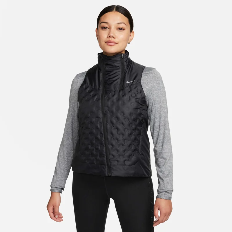 Nike Black Women's Therma-FIT ADV Repel AeroLoft Running Gilet for Women | Best Price UAE
