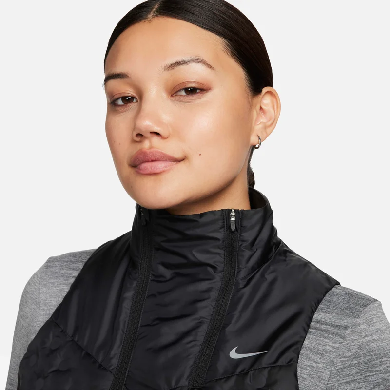 Nike Black Women's Therma-FIT ADV Repel AeroLoft Running Gilet for Women | Best Price UAE