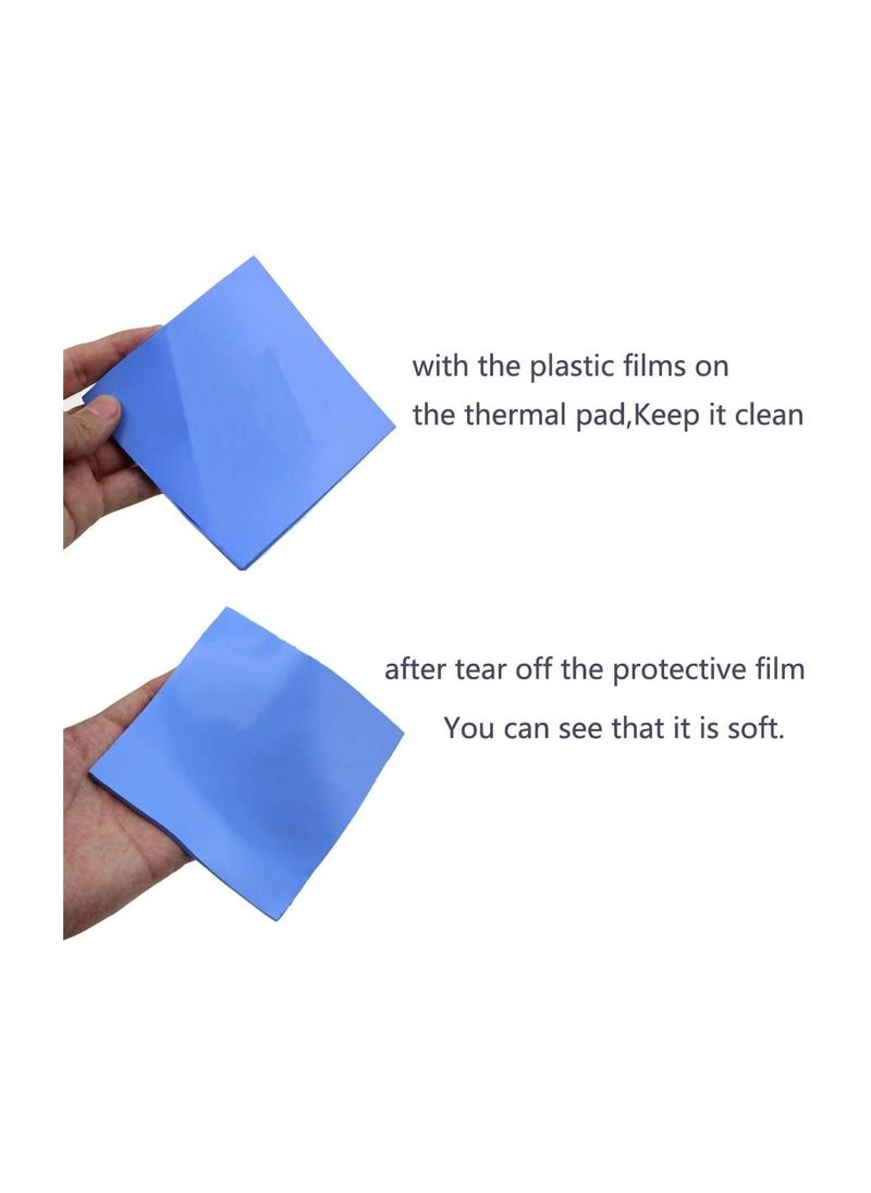 Generic 4-Piece Soft Silicone Thermal Conductive Pads for GPU, CPU, SSD, Laptop, IC Chip Set, M2 Cooling  - Image 2