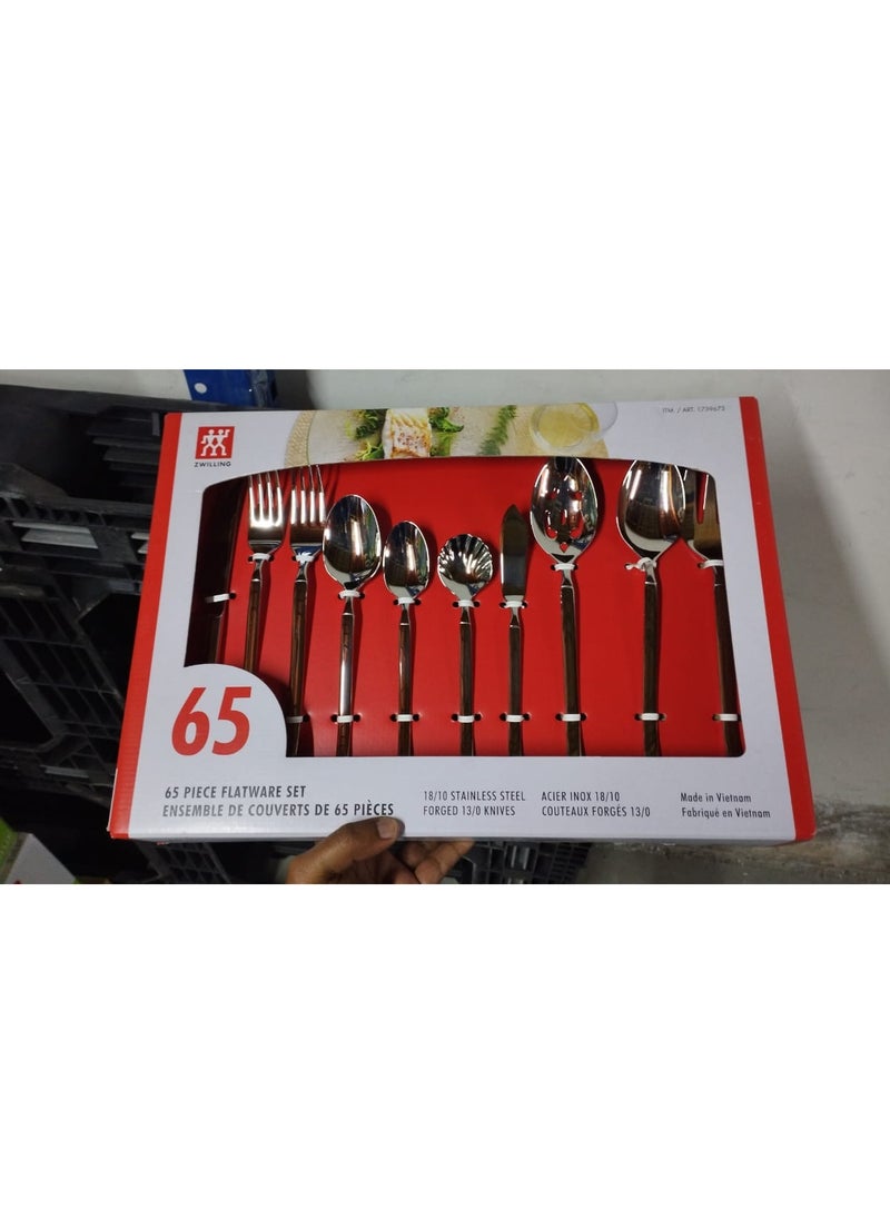 Zwilling Zwilling Opus Stainless Steel 65 Piece Flatware Set  - Image 4