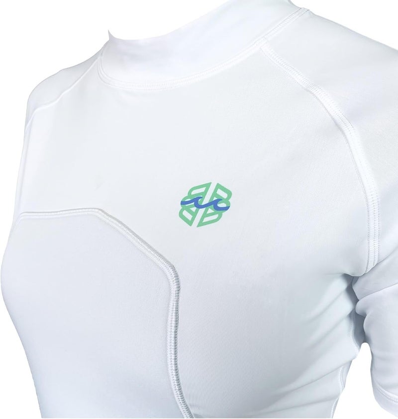 Ribby SPF 30+ Padded Rash Guard for Surfing, Boogie, Scuba - Image 4