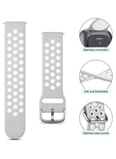 Y&D for fitbit versa 2/ lite/ 3 pack silicone replacement wrist strap se (L)  - Image 4