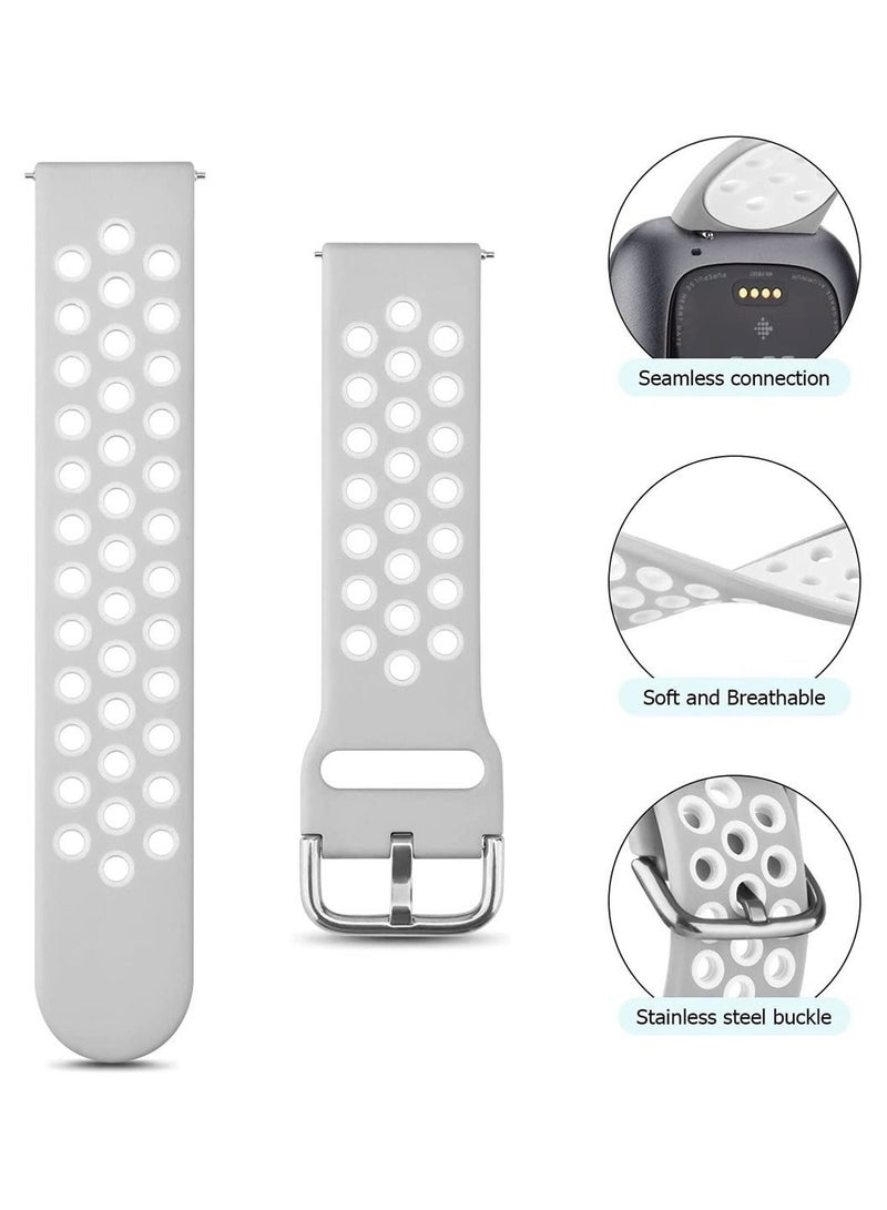 Y&D for fitbit versa 2/ lite/ 3 pack silicone replacement wrist strap se (L) - Image 4