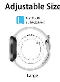 Y&D for fitbit versa 2/ lite/ 3 pack silicone replacement wrist strap se (L)  - Image 5