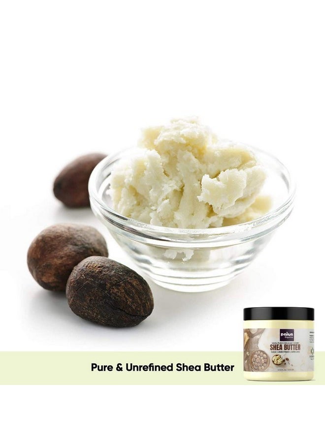 Paiya Organics Paiya Organics Raw Unrefined Organic Ivory Shea Butter For Skin Face Hair Stretch Marks, Make Whipped Body Butter, 100gm  - Image 5