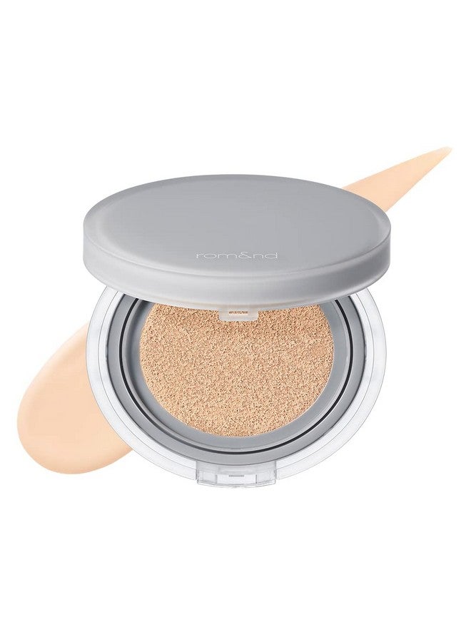 ROM و ND كريم أساس روم آند نو زيرو كوشن (03 طبيعي 21) يدوم طويلاً، تغطية عالية، لمسة نهائية شبه مطفية، بشرة خالية من العيوب بدون تكتلات، قاعدة مكياج ومثبت، طبقة رقيقة، كريم أساس كوشن كوري - Image 1