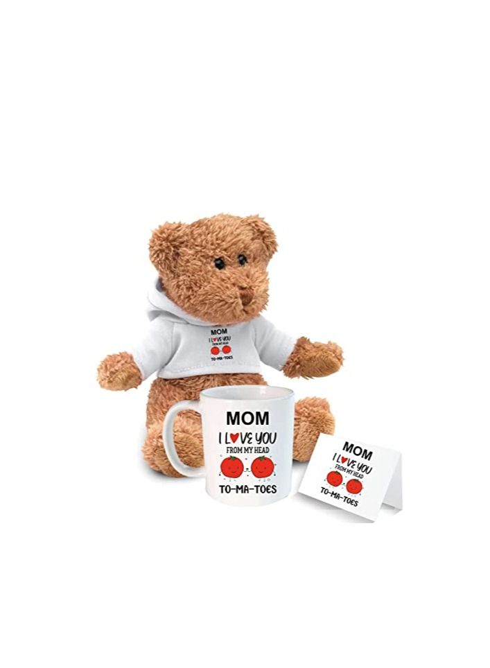 PRINTSHOP4ME Mothersday special Teddy Gift set for Mom Design 10 - Image 1