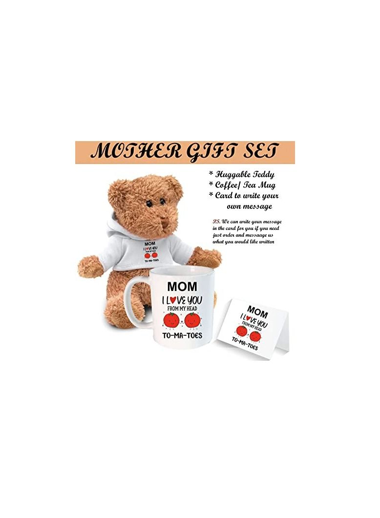 PRINTSHOP4ME Mothersday special Teddy Gift set for Mom Design 10 - Image 2