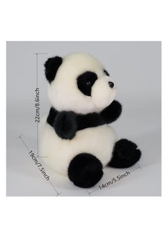 SYOSI Panda Stuffed Animals Plush, 8.6"  C ute Plushies for Animal Themed Parties Teacher Student Award, Animal Toys for Baby, Boy, Girls, Great for Nursery, Room Decor, Bed Panda  - Image 4