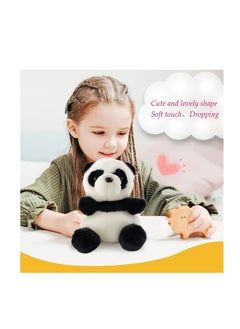 SYOSI Panda Stuffed Animals Plush, 8.6"  C ute Plushies for Animal Themed Parties Teacher Student Award, Animal Toys for Baby, Boy, Girls, Great for Nursery, Room Decor, Bed Panda  - Image 2