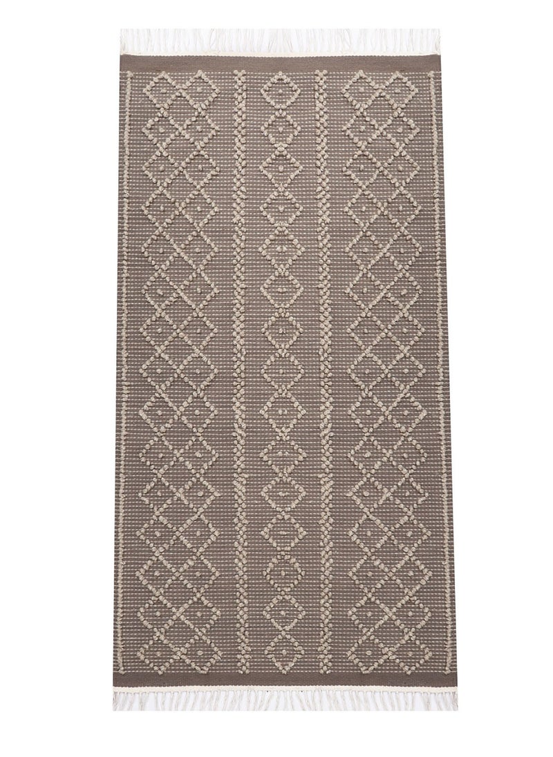 Bazaar Misr Handwoven Egyptian wool kilim rug  - Image 4