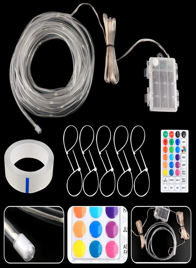 Green Bean LED Basketball Hoop Light Rim and Backboard, Remote Control Basketball Rim Light with 16 Colors 7 Flashing Mode for Playing Basketball in The Dark (Rim and Backboard not Included) - Image 5