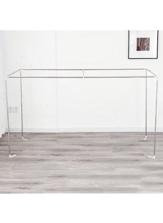 Silver bed frame