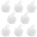 BTYMS 8Pcs Small Loofah Travel Size Bath Sponge 35gpc Shower Puff Mesh Pouf Exfoliating Bath Scrunchies White - Image 2