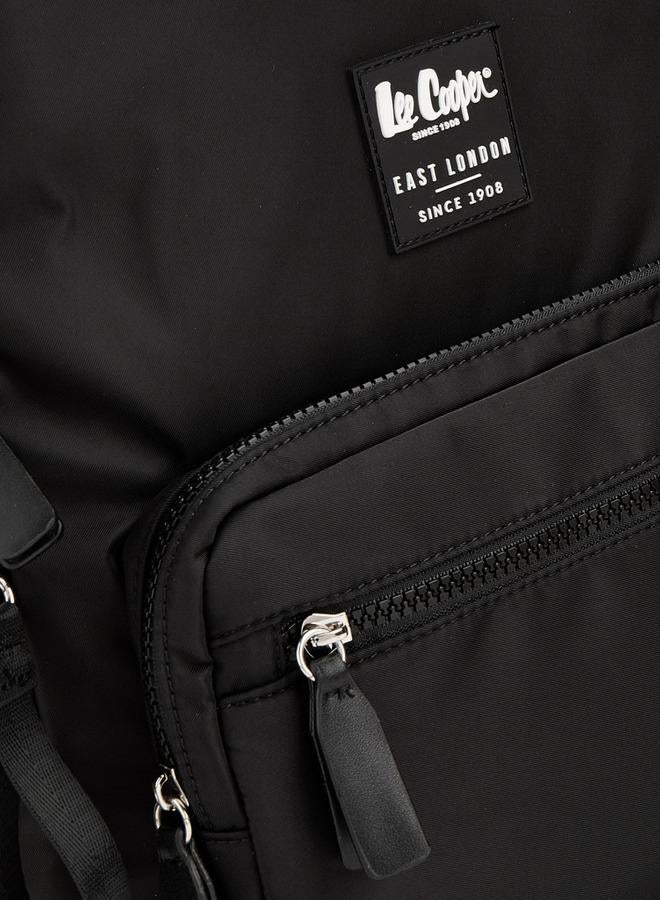 Lee Cooper Solid Backpack With Zip Closure And Adjustable Strap - 34X12X40 Cm - Image 4