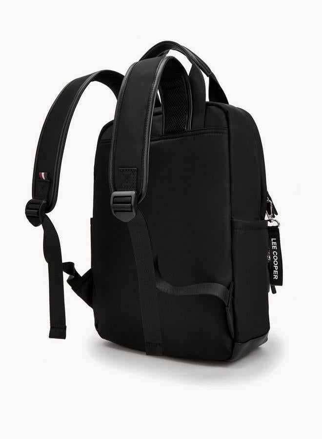 Lee Cooper Solid Backpack With Zip Closure And Adjustable Strap - 34X12X40 Cm - Image 5