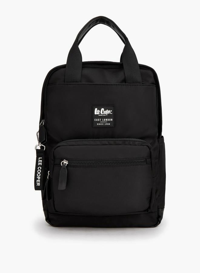 Lee Cooper Solid Backpack With Zip Closure And Adjustable Strap - 34X12X40 Cm - Image 1