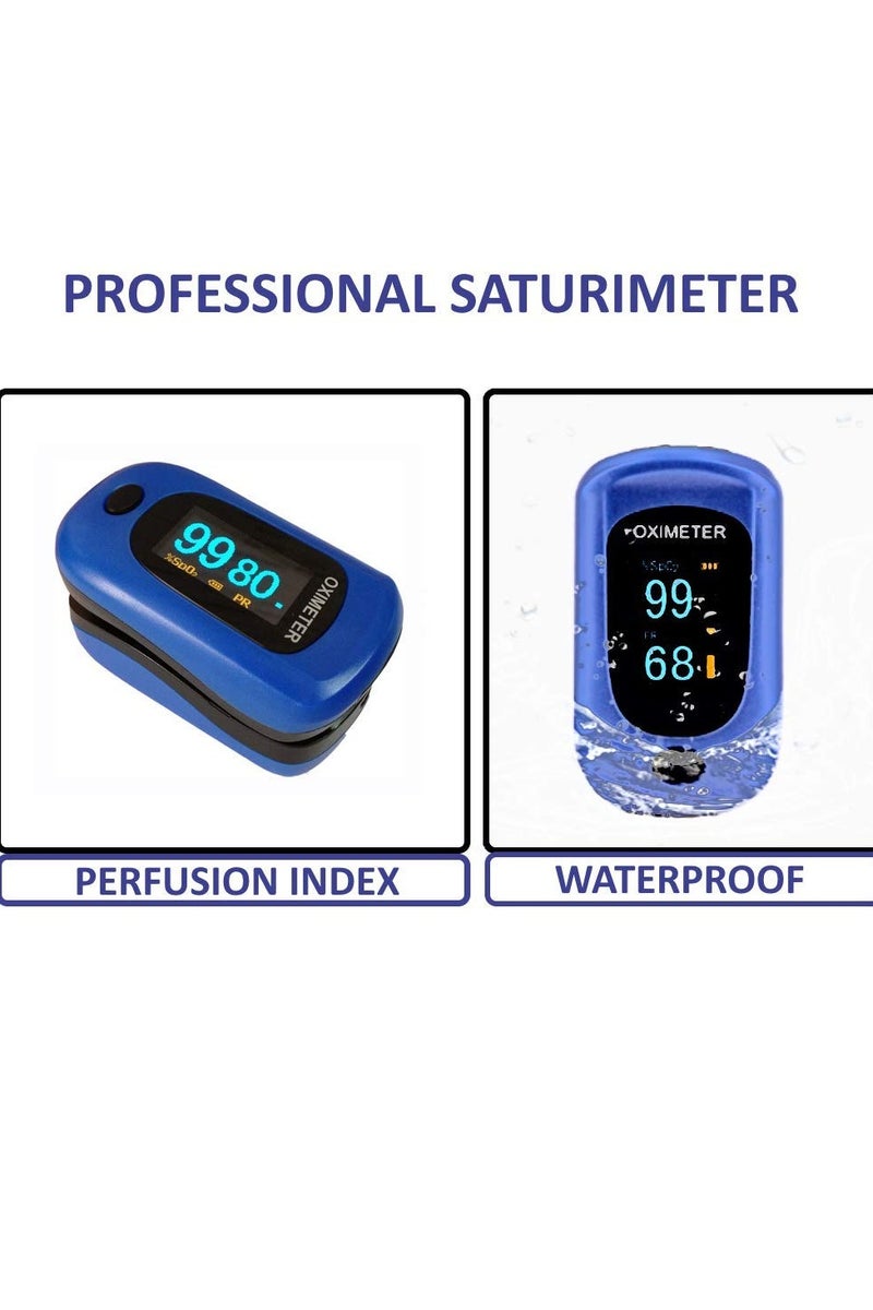 Medplus Digital Fingertip Pulse Oximeter Blood Oxygen Sensor Saturation Mini SpO2 Monitor Pulse - Image 3