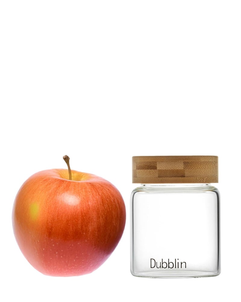 DUBBLIN Borosilicate Glass Jar with Airtight Wooden Lid, 200ml Transparent Kitchen Storage Container, 1 Piece, For Storing and Preserving Tea, Coffee, Snacks | Multipurpose Container for Kitchen - Image 4