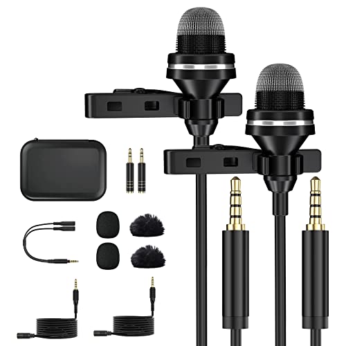 TTSTAR ISAIBELL Lavalier Microphone for iPhone/iPad, Lapel Microphones for Professional Video Recording External Omni Mics Compact Portable Plug&Play for YouTube Live Streaming Vlogging ASMR 9.84ft - Image 1
