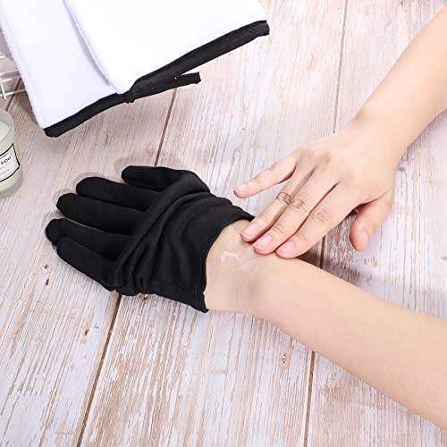 ENPOINT 5 Pairs Large Archival Photo Gloves, Black Work Gloves For Handling Art Working Photography Men & Womens Cloth Gloves Liners Bulk for Handling Jewelry, Film, Photo, Coin Metal Inspection - Image 5