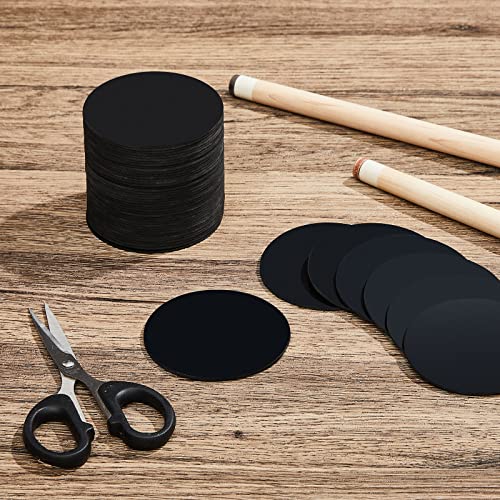 Haull 50 Pcs Billiard Pool Table Leg Shims 3" Diameter Rubber Pool Table Leveler kit Shims Foot Pads(Round,0.06 Inch Thick) - Image 3