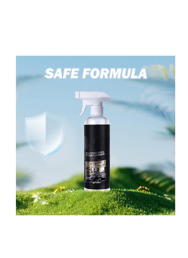 Generic Multifunctional Glass Oil Film Foam Remover, 2 PCS Glass Oil Film Remover for Car with Sponge Towel, Car Glass Oil Film Cleaner, Glass Oil Film Stain Removal Cleaner, Oil Film Remover for Car Window  - Image 3