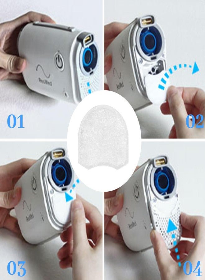 CXWUZH عبوة من 20 فلترًا لجهاز AirMini CPAP متوافقة مع جهاز ResMed AirMini للاستخدام أثناء السفر والمنزل - Image 4