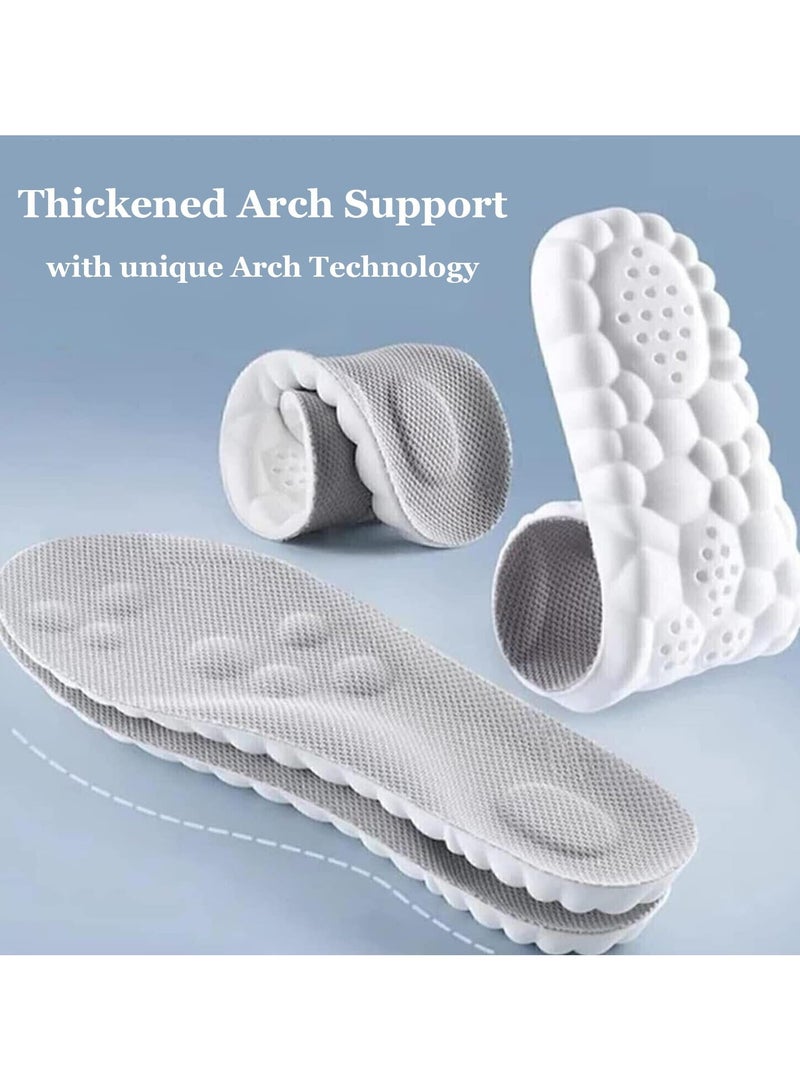 BreeJooy 4D Cloud Insoles - Anti-Fatigue, Shock Absorption, Foot Pain Relief - Women's Step Insoles - U-Shaped Memory Foam Insoles 1 Pair  - Image 3