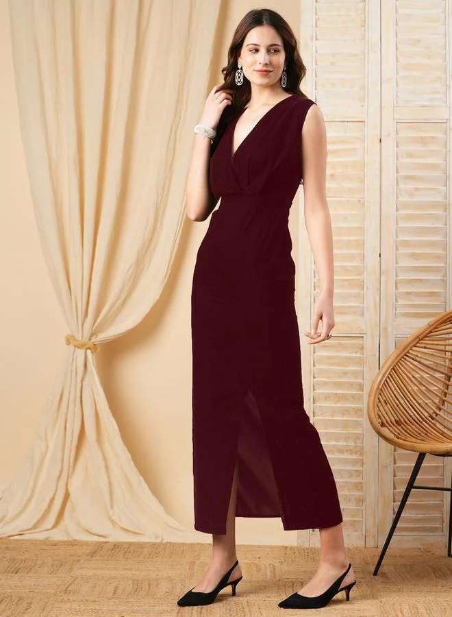 Mish Velvet Sleeveless Dress