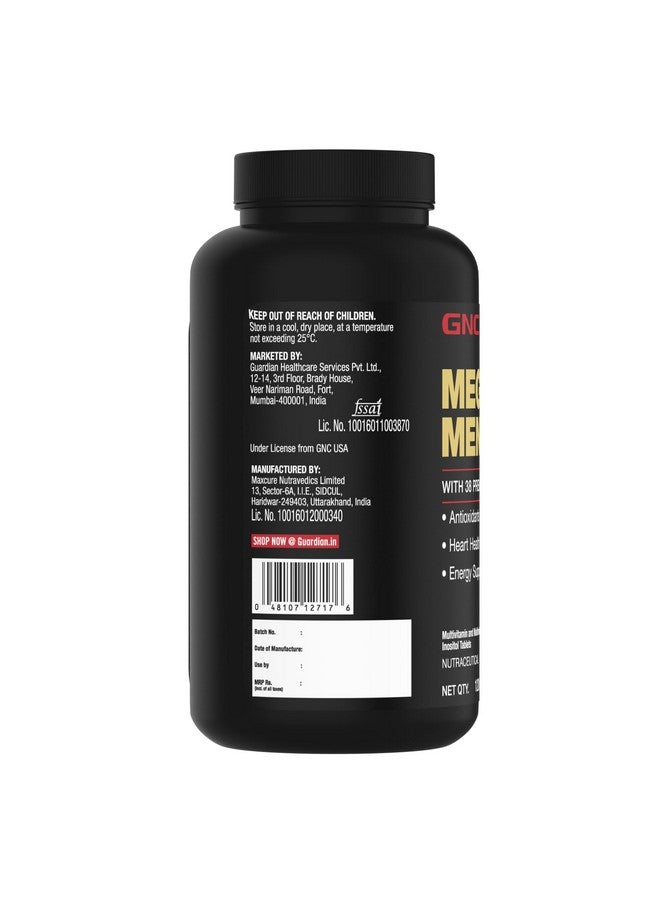 GNC Mega Men Multivitamin for Men | 120 Tablets | 38 Premium Ingredients | Strengthens Immune System | Promotes Prostate & Eye Care | Boosts Focus | Improves Overall Health | Formulated In USA - Image 5