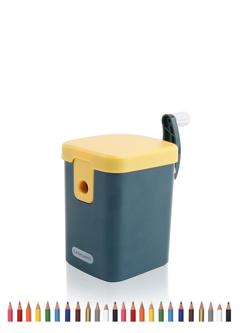 Excefore Manual Pencil Sharpener, Creative Pencil Cutter, Colored Pencils Sharpener for Various Pencils, Suitable for School Home Office Supply - Image 1