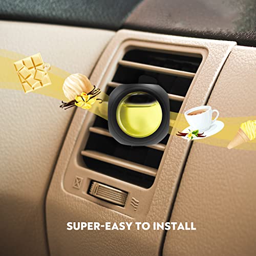 DRIVEJOY Car Air Freshener Vent Clips, 8 PK, 6 Vanilla, 2 New Car Scent, Provides Long-Lasting Scent, Up to 240 Days, Odor Eliminator - Image 5