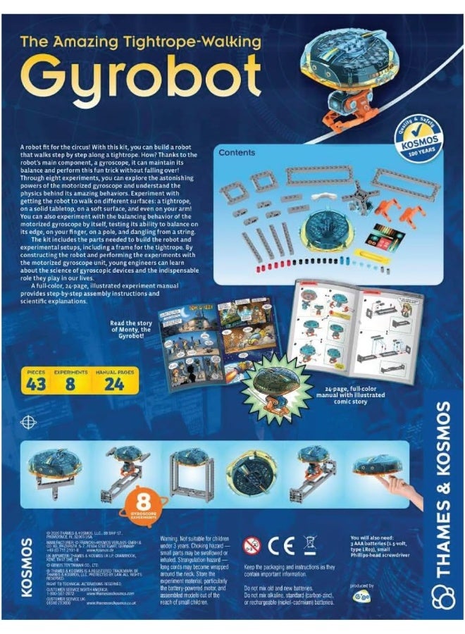 Thames & Kosmos The Amazing Tightrope-Walking Gyrobot - Image 2
