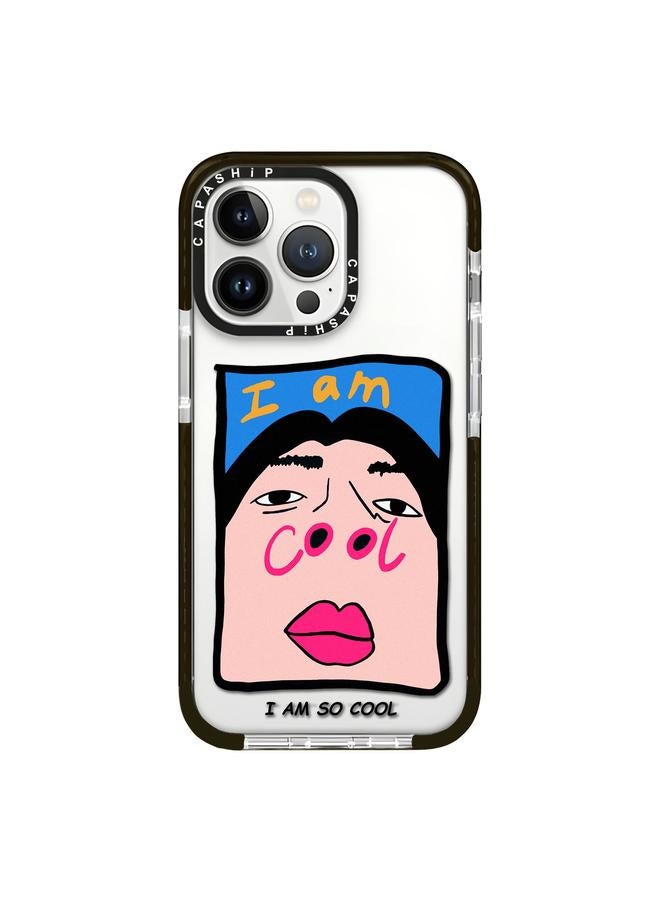 S-TOP Case For iPhone 15 Pro Simple Illustration Pattern Full Coverage Phone Case - Image 1