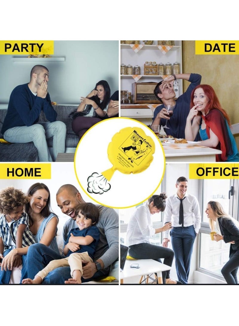 Cushion Self Inflating Toy - Mini Whoopy Cushions for Kids Bulk Prank Cool Toys, Novelty Joke Gift Party Favors Set, Whoopee Cushion Funny Gag Gifts for Adults - Image 4