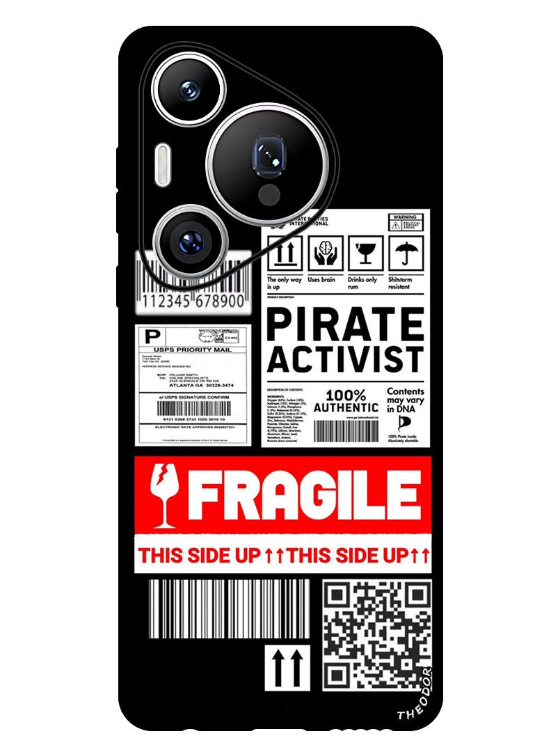 Theodor Protective Case Anti Scratch Shock Proof Bumper Cover For Huawei Pura 70 Pro Private Activist - Image 1