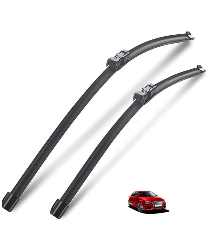 Front Specific Wiper Blades Exact Fit Design Compatible with A3(2014-2019 Model),Pack of 2