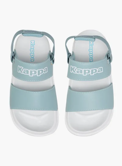 Kappa Girls' Logo Print Sandals with Elasticated Strap