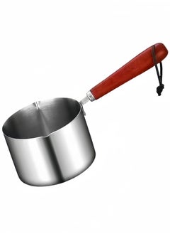 nihao وعاء صب الزيت 304 من الفولاذ المقاوم للصدأ للمطبخ وعاء صب الزيت الساخن - 500 مل  - Image 1