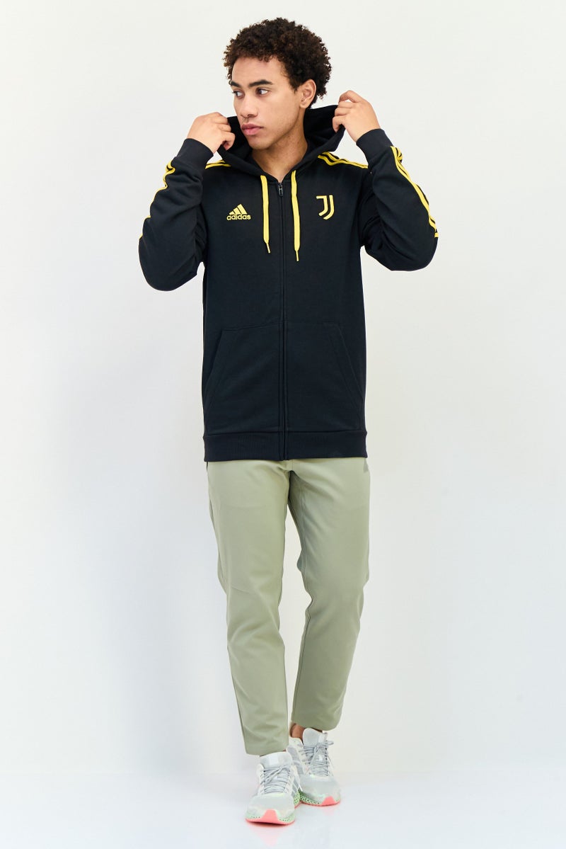 Adidas Men Sportswear Fit Long Sleeve Juventus Football Jackets, Multicolor  - Image 4
