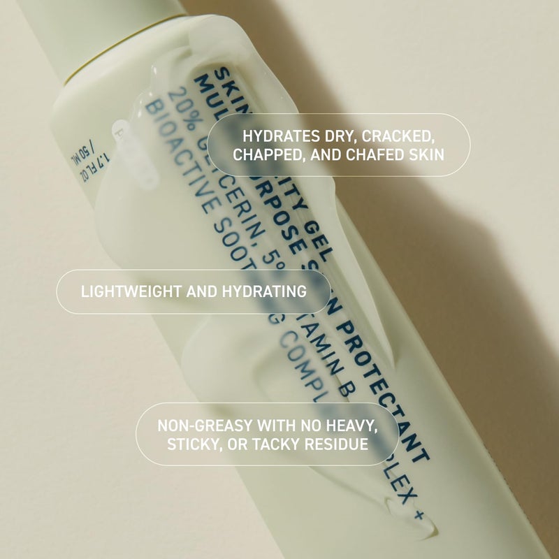 Prequel Skin Utility Gel, Moisturizing Protectant. Lightweight Multi-Purpose Face and Body Cream for Dry Skin, Hand Cream for Cracked Hands. Soothing Barrier Support with 20% Glycerin - Image 5