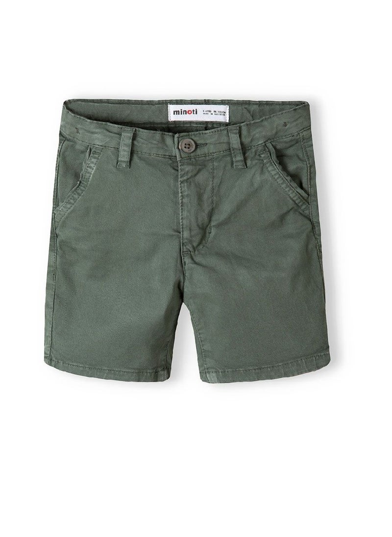 MINOTI Boys' Chino Shorts with Adjustable Waist - Image 2