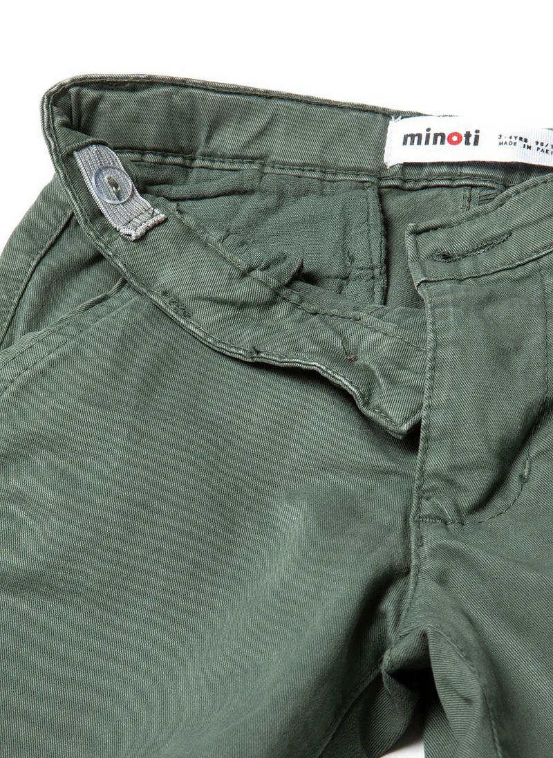 MINOTI Boys' Chino Shorts with Adjustable Waist