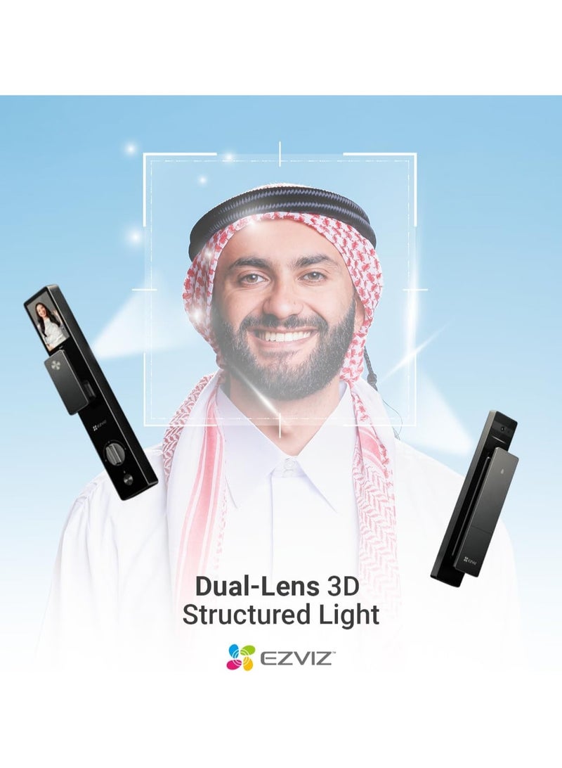 EZVIZ Smart Lock DL50FVS, 8-in-1 Keyless Entry Door Lock - Image 2