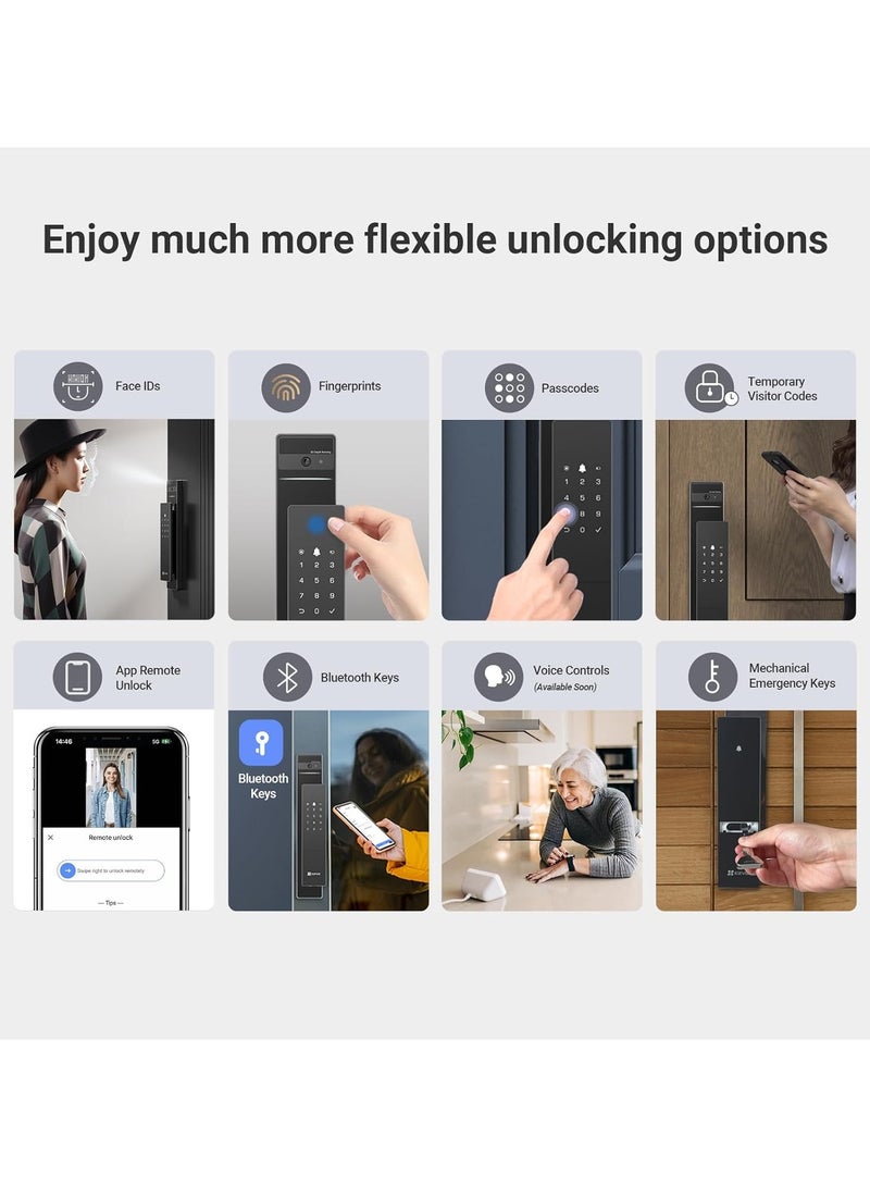 EZVIZ Smart Lock DL50FVS, 8-in-1 Keyless Entry Door Lock - Image 4