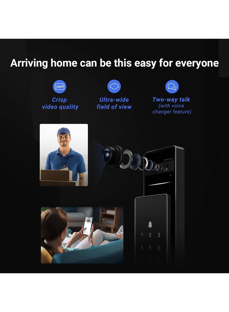 EZVIZ Smart Lock DL50FVS, 8-in-1 Keyless Entry Door Lock - Image 5