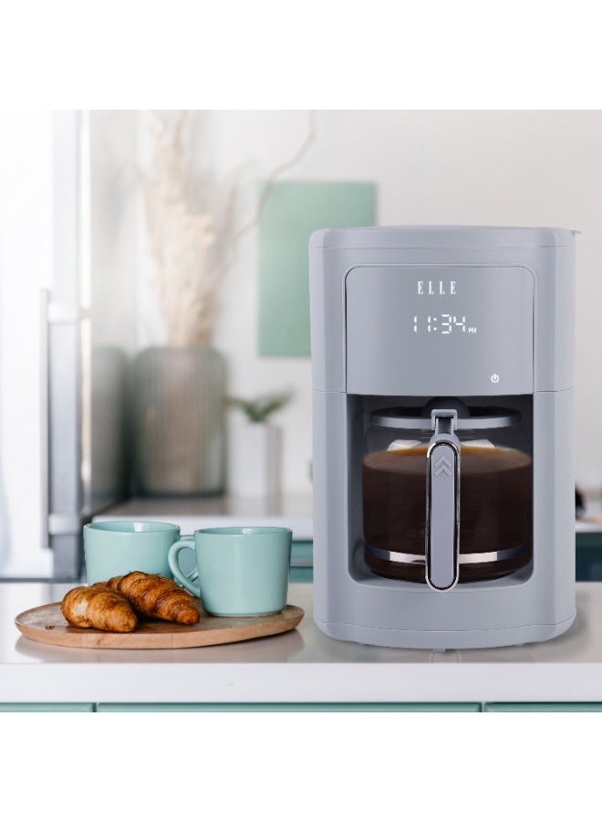 ELLE Panache Series Digital Coffee Maker, 1.8L, 12-14 Cup Capacity, Programmable, Reusable Permanent Filter, 1700W - Image 3